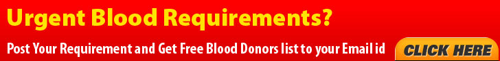 Free Blood Donors Hyderabad, warangal